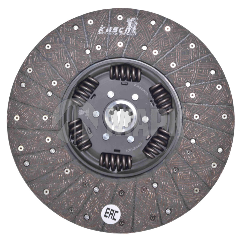 1878 001 501 - Диск ведомый SACHS а/м МАЗ-4370, 3205, 4234, 3204 с дв.EQB14020, КАМАЗ, НЕФАЗ, УРАЛ (362мм)